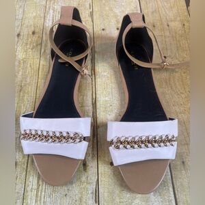 Coach‎ White and Tan Seabreeze Sandals 9 B